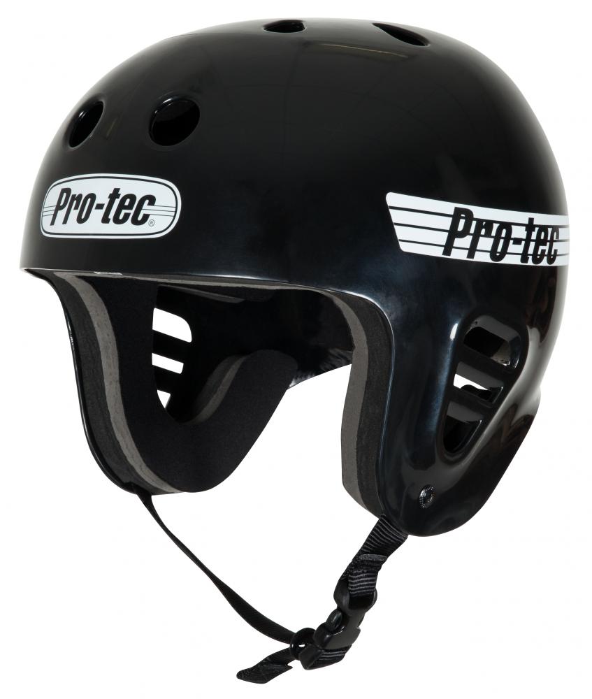 Skateboard helmet Pro-tec Full Cut Water Gloss Black 2023