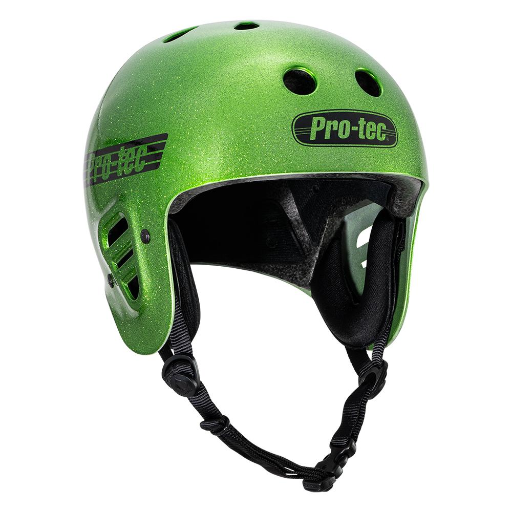 Skateboard helmet Pro-tec Full Cut Cert Green Candy Flake 2023