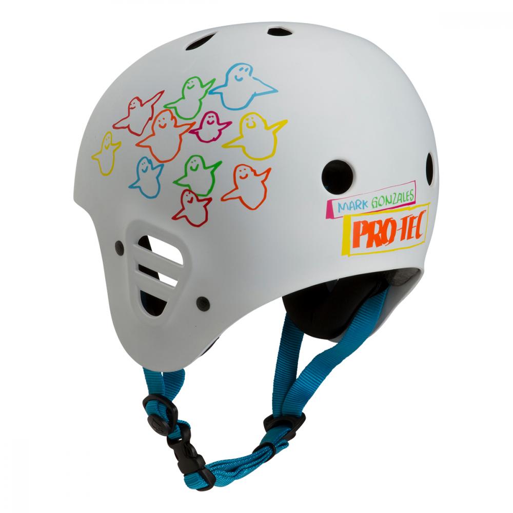 Skateboard helmet Pro-tec Full Cut Cert Gonz Animal Bird White 2023