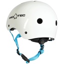 Skateboard helmet Pro-tec Jr. Classic Fit Cert Gloss White 2023
