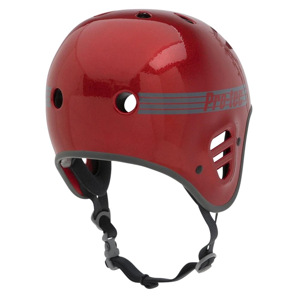 Skateboard helmet Pro-tec Full Cut Cert Red Metal Flake 2023