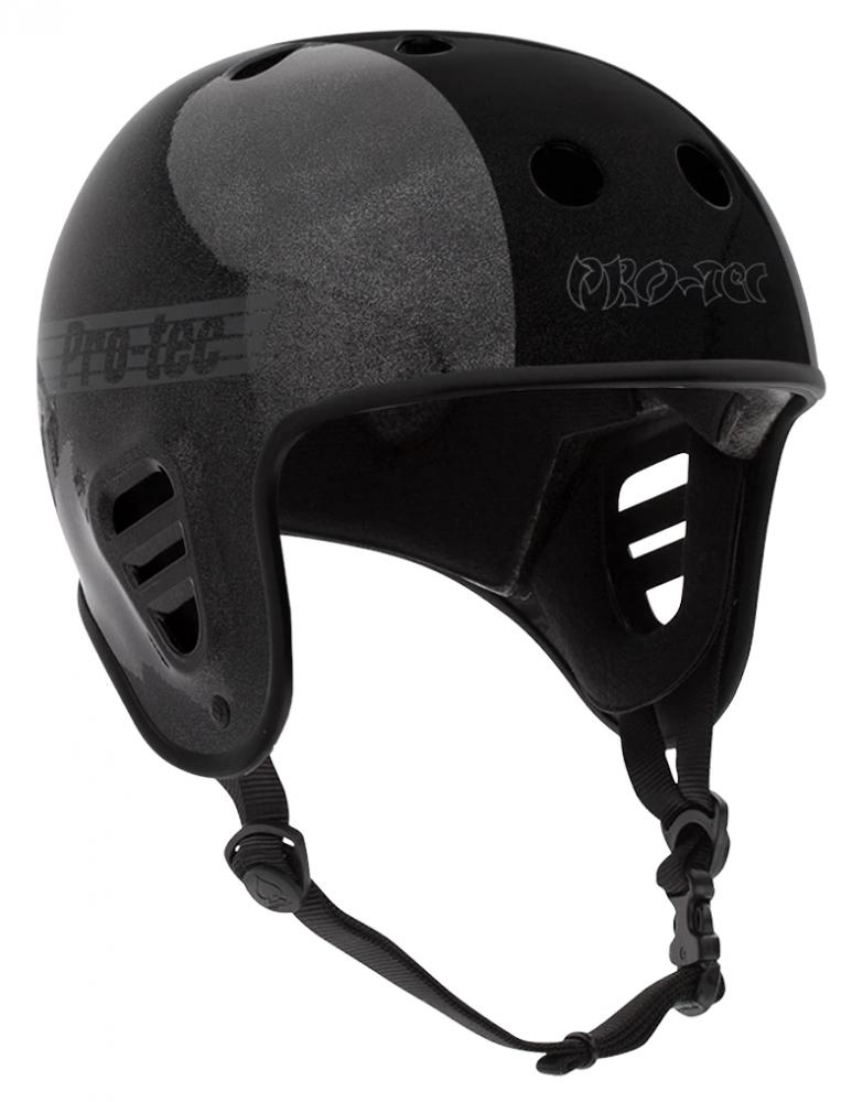 Skateboard helmet Pro-tec Full Cut Cert Hosoi Metallic Black 2023