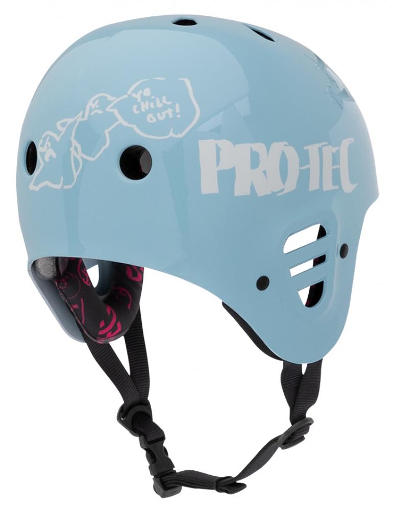 Skateboard helmet Pro-tec FullCut Cert Gonz 2 Light Blue 2020