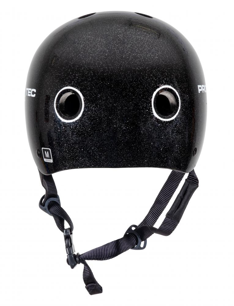 Skateboard helmet Pro-tec Classic Cert Black Metal Flake 2020