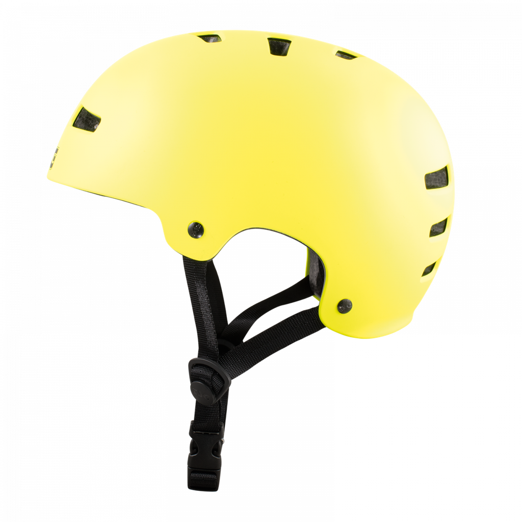 Skateboard helmet Tsg Evolution Solid Color Acid Yellow Satin 2024 