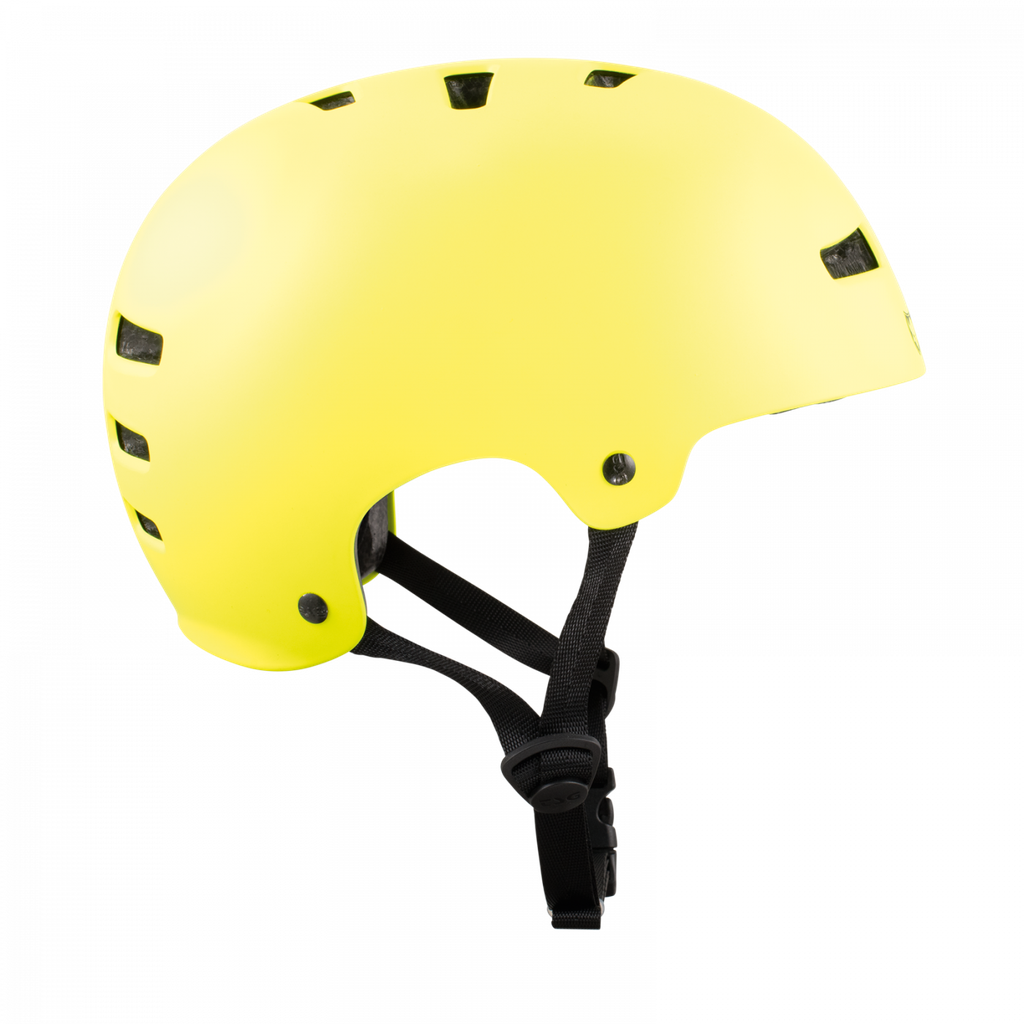 Skateboard helmet Tsg Evolution Solid Color Acid Yellow Satin 2024 