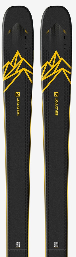 Ski Salomon N QST 92 Dark Blue/Yellow 2021