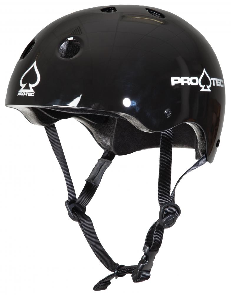 Skateboard helmet Pro-tec Classic Cert Gloss Black 2022