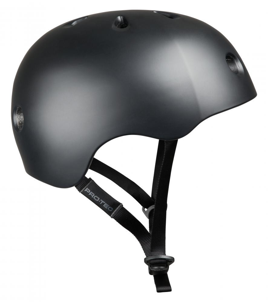Casque de skateboard Pro-tec Street Lite Satin Black 2018 