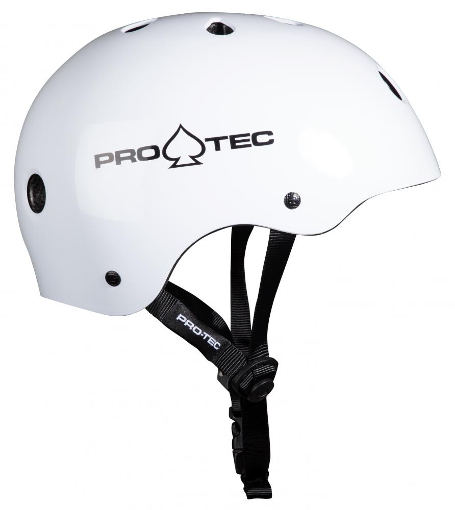 Skateboard-Helm Pro-tec Classic Certified Gloss White 2023 