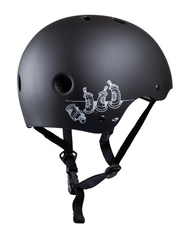 Skateboard-Helm Pro-tec Classic Cert ND Spray Black 2022 