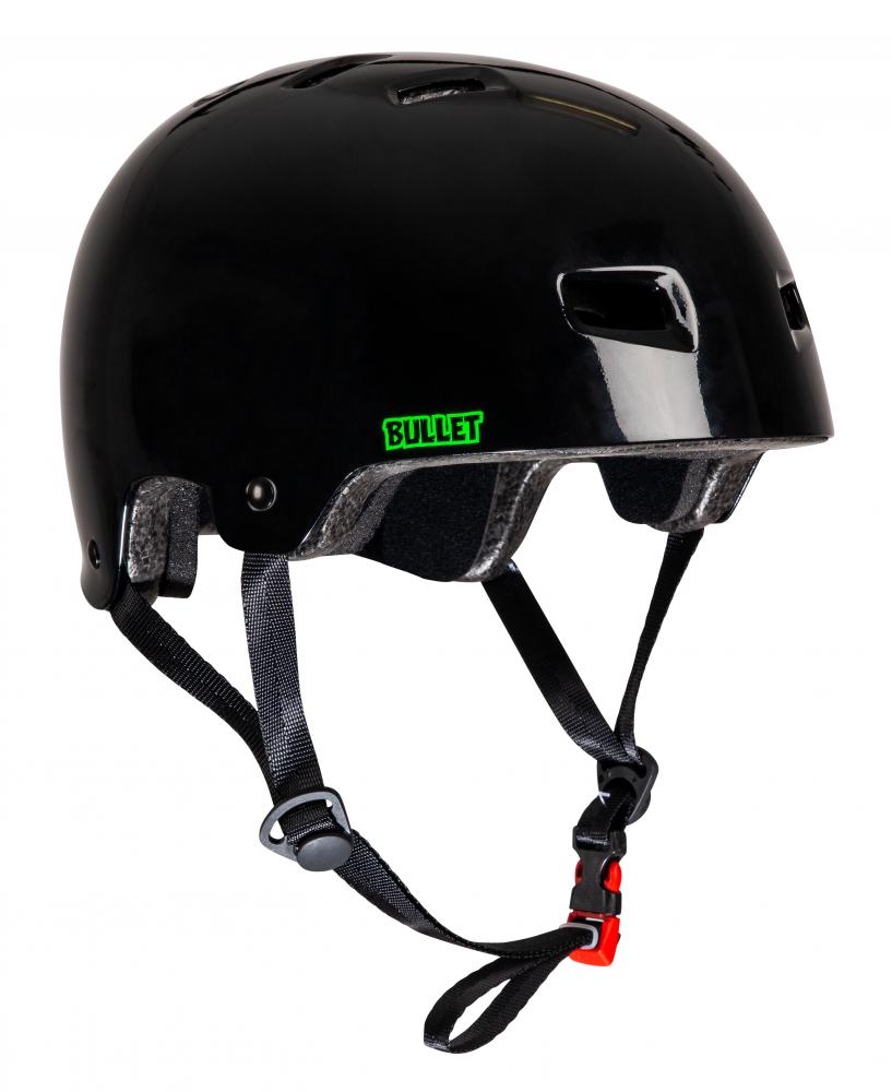 Skateboard-Helm Bullet X Slime Balls Slime Logo Black 2023 
