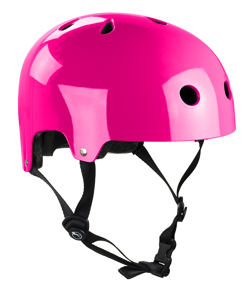 Casque de skateboard Sfr Essentials Gloss Fluo Pink 2024 