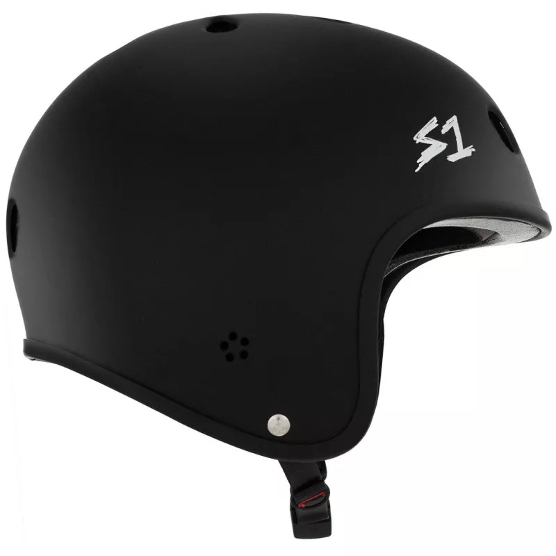 Skateboard-Helm S-One Retro Lifer Black Matte 2024 