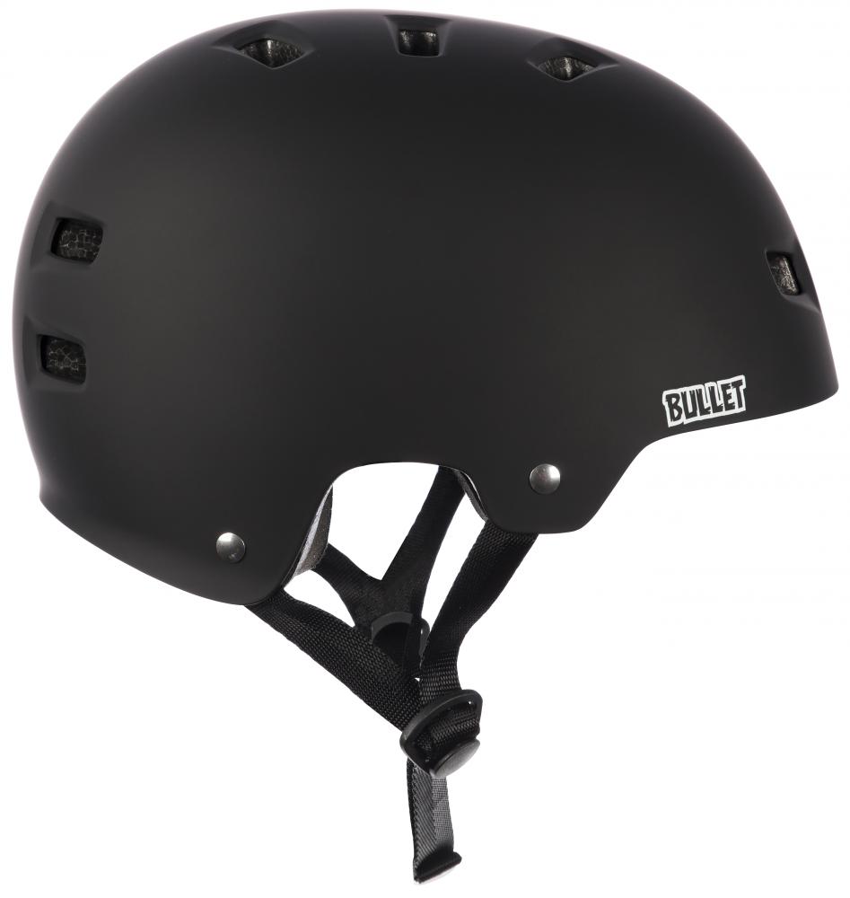 Casque de skateboard Bullet Deluxe T35 Grom Kids Matt Black 2019 