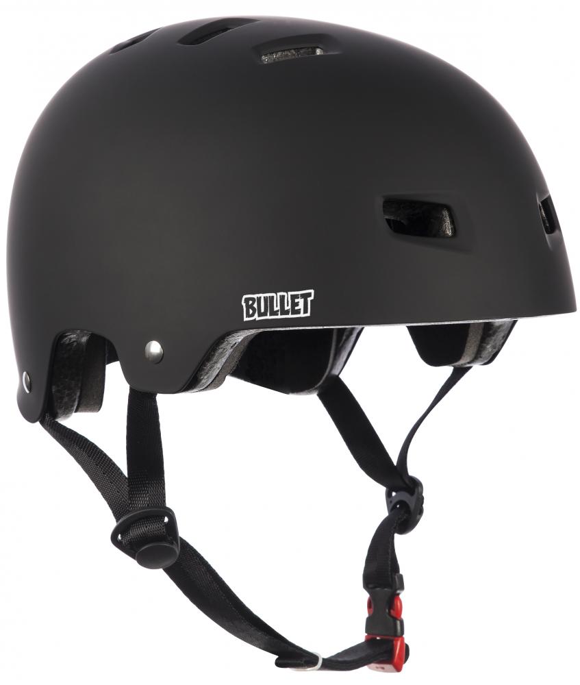 Skateboard helmet Bullet Deluxe T35 Youth Matt Black 2023 