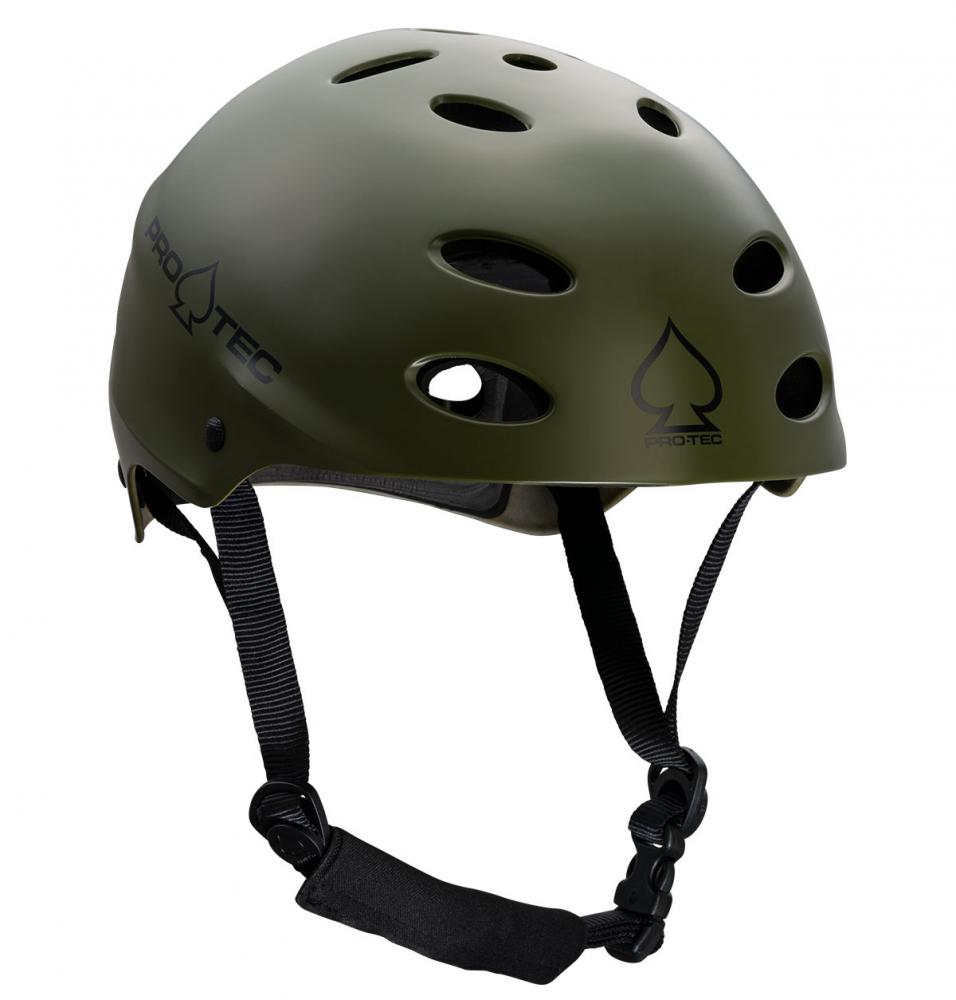 Casque de skateboard Pro-tec Ace Water Matte Olive 2022 