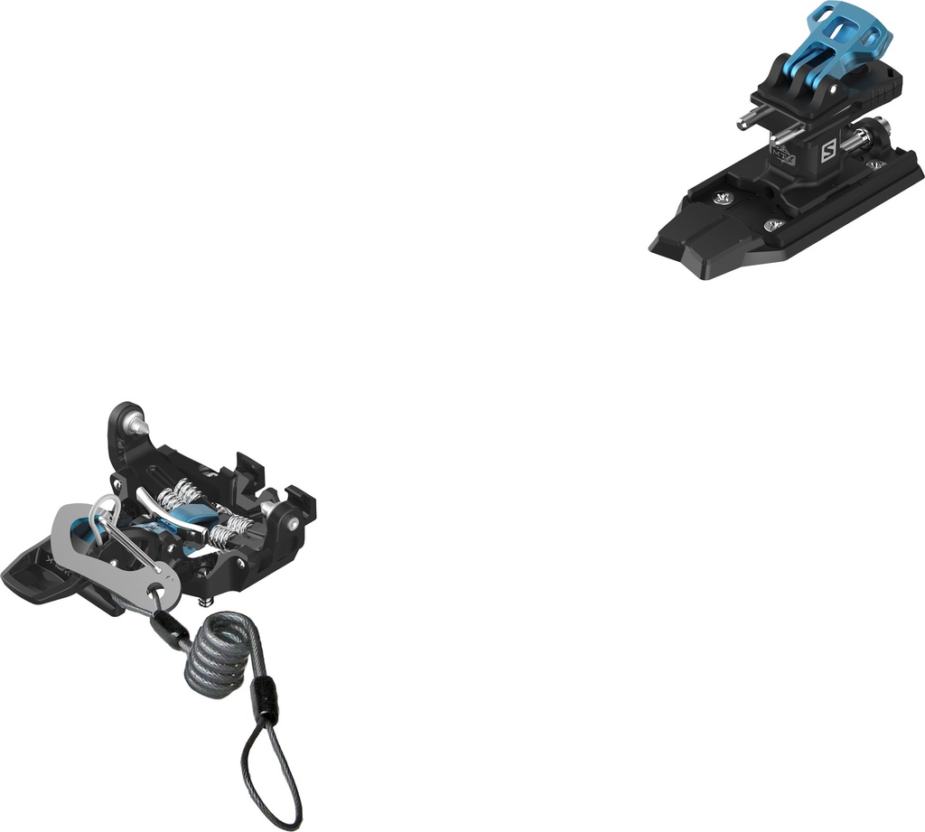 Touring ski binding Salomon N Mtn Pure Black Blue 2022 